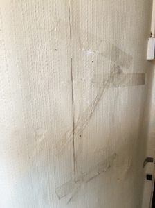 Wallpaper coming off due to Dampness